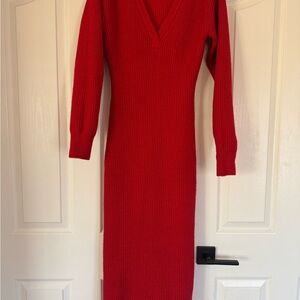 Forever 21 Vibrant Red Maxi Dress